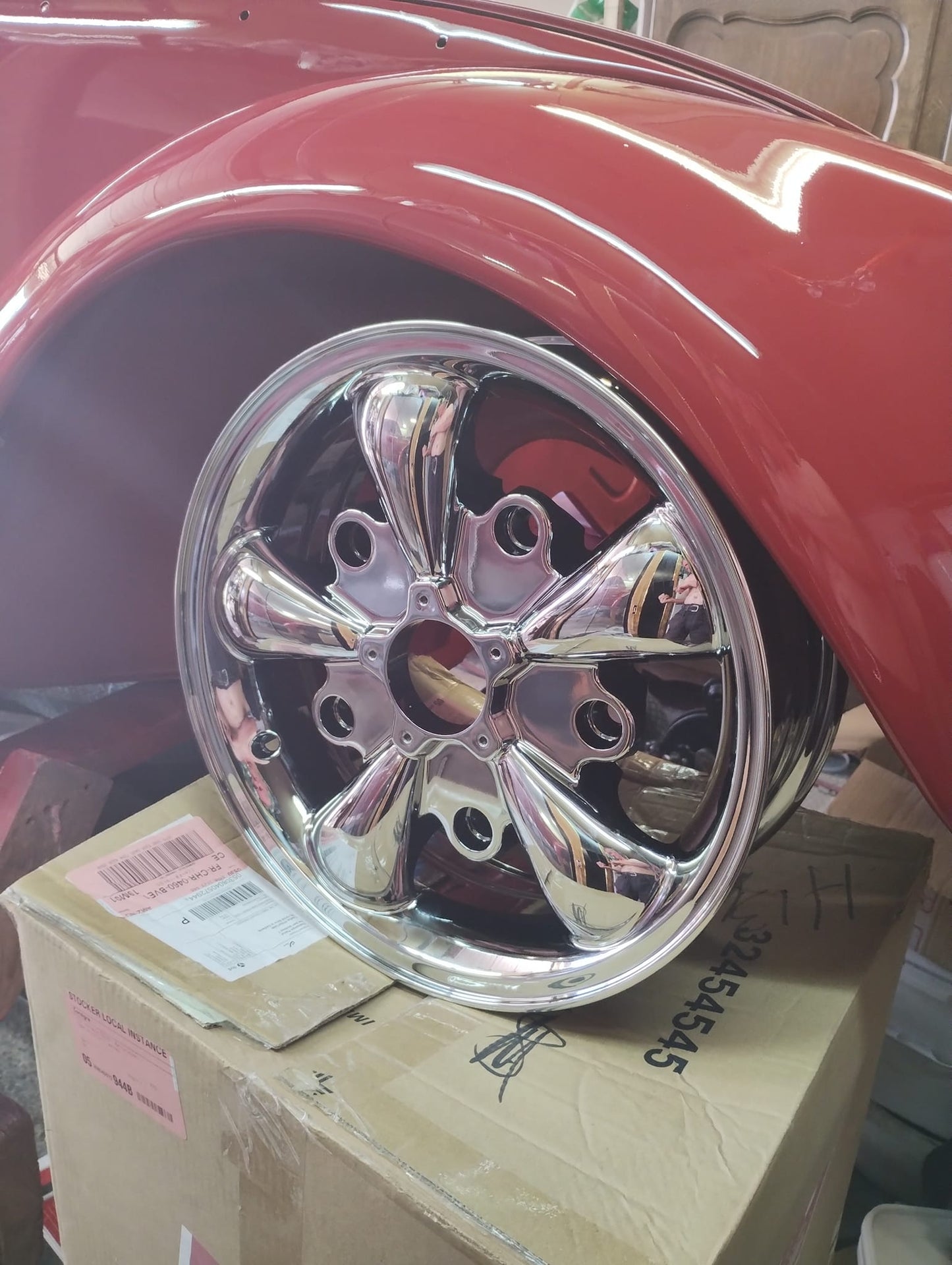 Raw 5 Spokes chrome noir